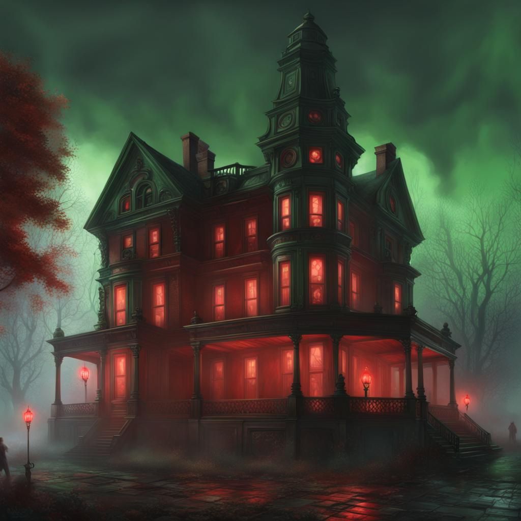 Victorian Mansion - AI Generated Artwork - NightCafe Creator