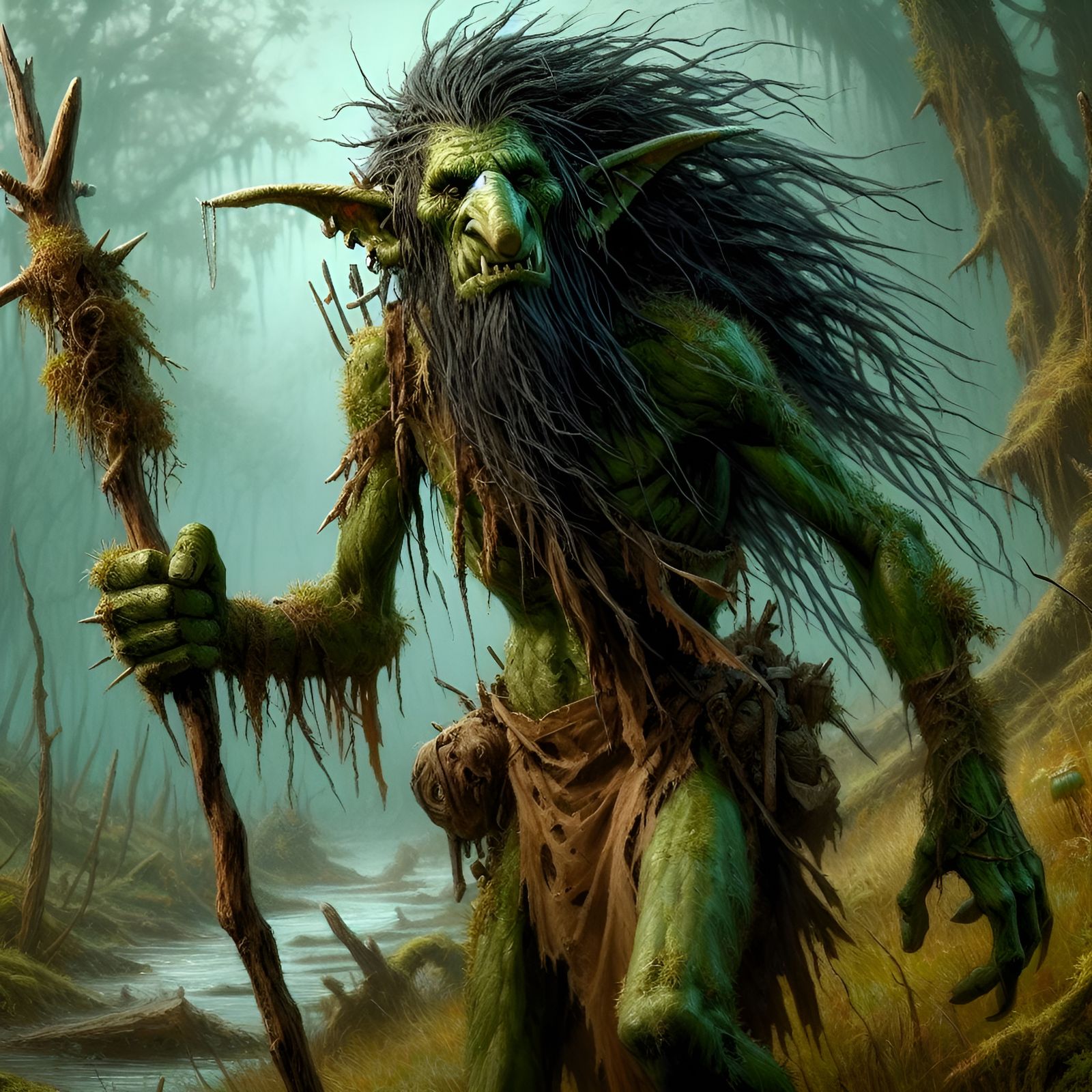 Troll (Tribesman), AD&D (D3)