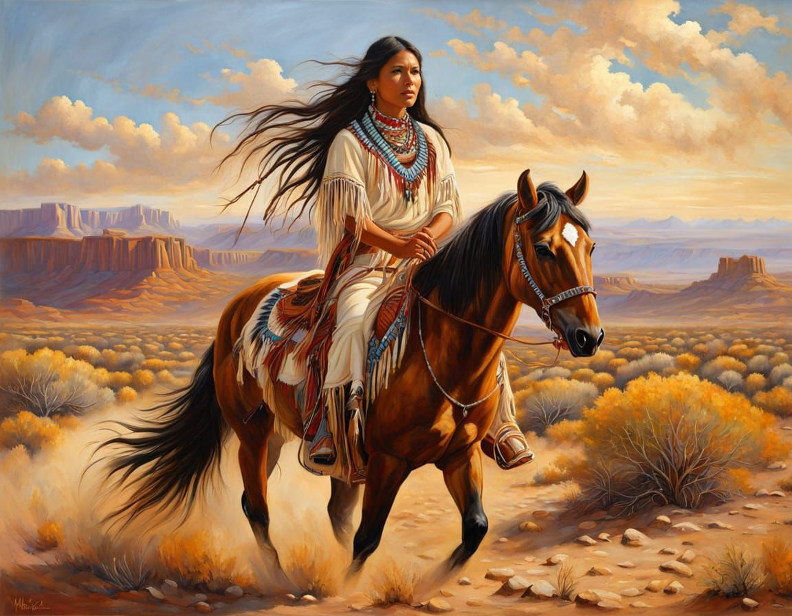 A Horse with No Name - America  by @Chikiwi Creations