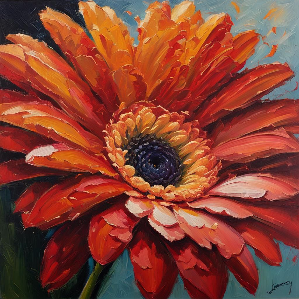 BURST OF ORANGE