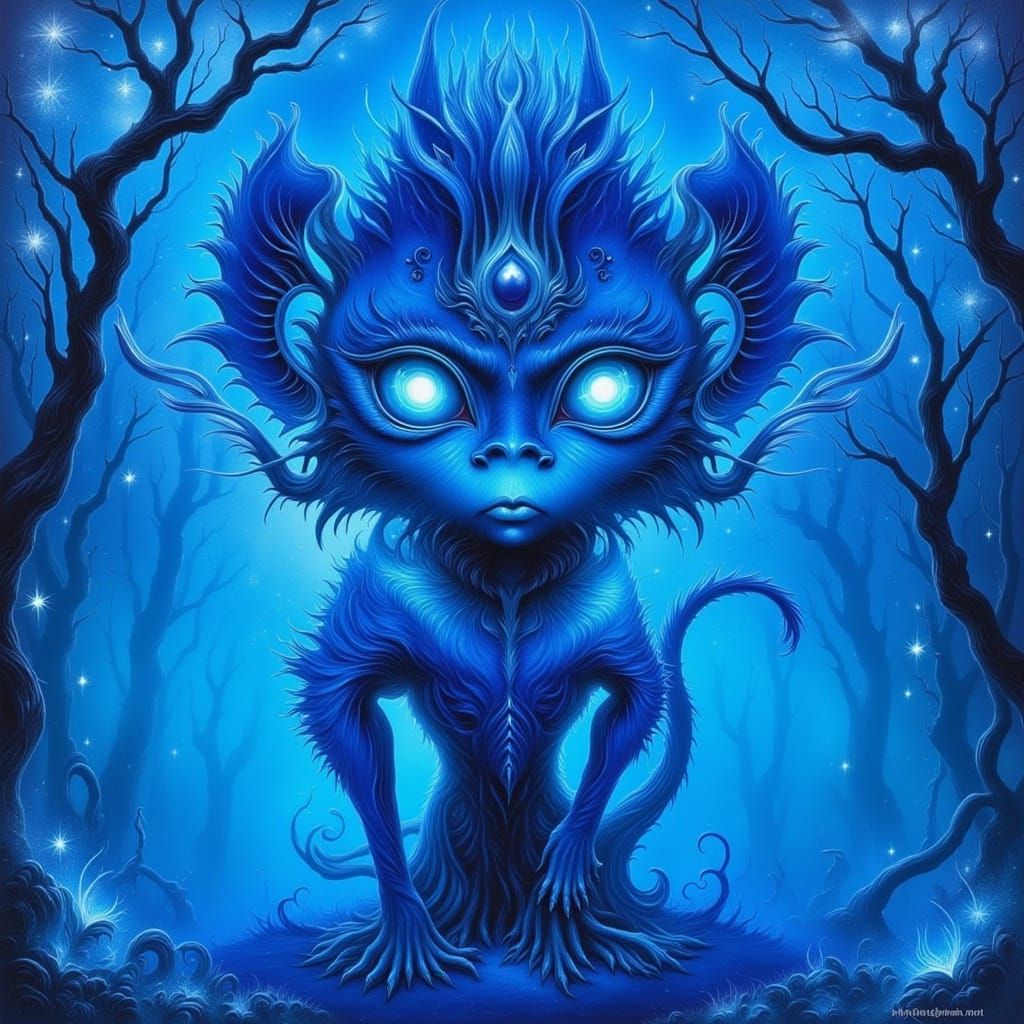 <lora:BlueFantasy Portrait:1.0> <lora:Blue Flux:1.0> <lora:Blue Ghost Flux:1.0> <lora:Colorful-Flux:1.0> "Shocking Blue"