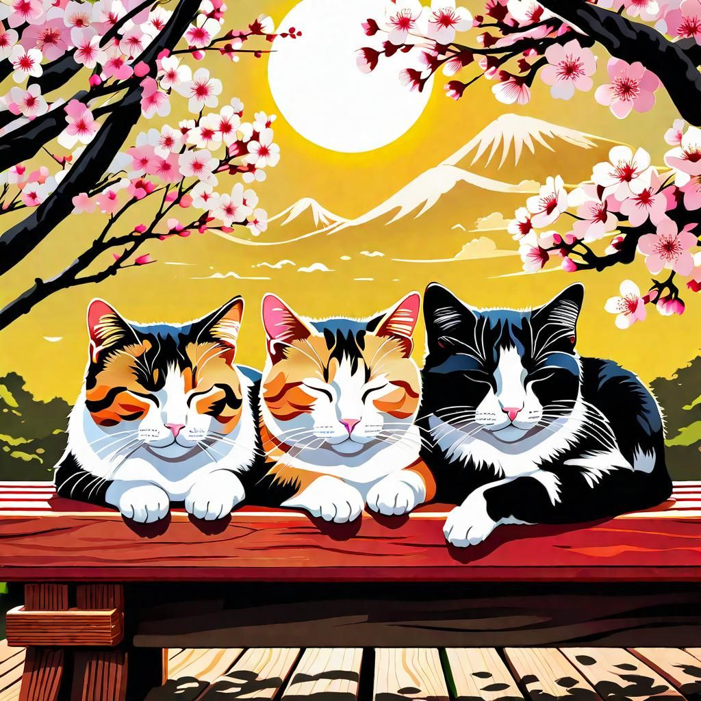 Let Sleeping Cats Lie 1  by @Friya