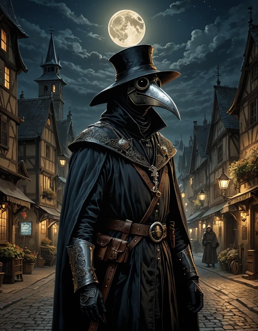Plague Doctor  by @MelanieL