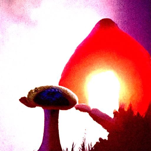 The twilight mushroom casts a magic spell.