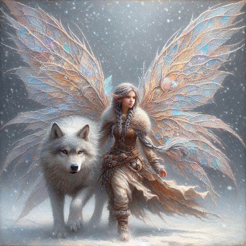 fairy and wolf