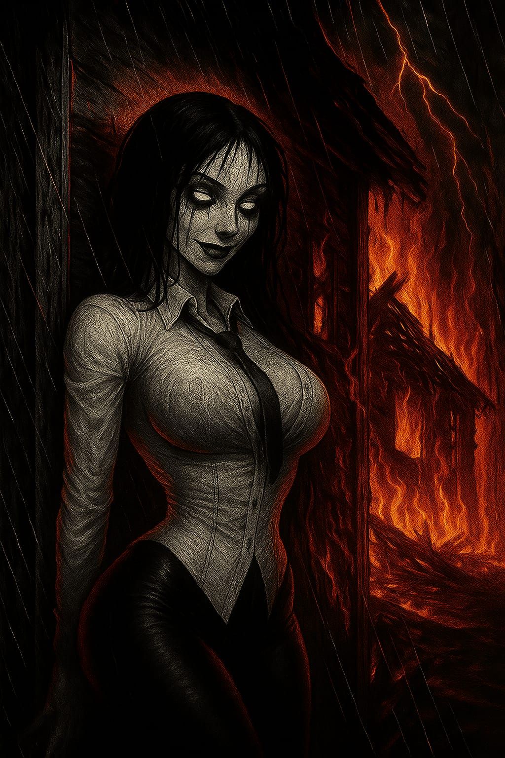 Bright Flames in Dark Storms