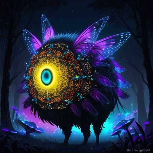Ethereal Digital Painting of a Surreal Creature