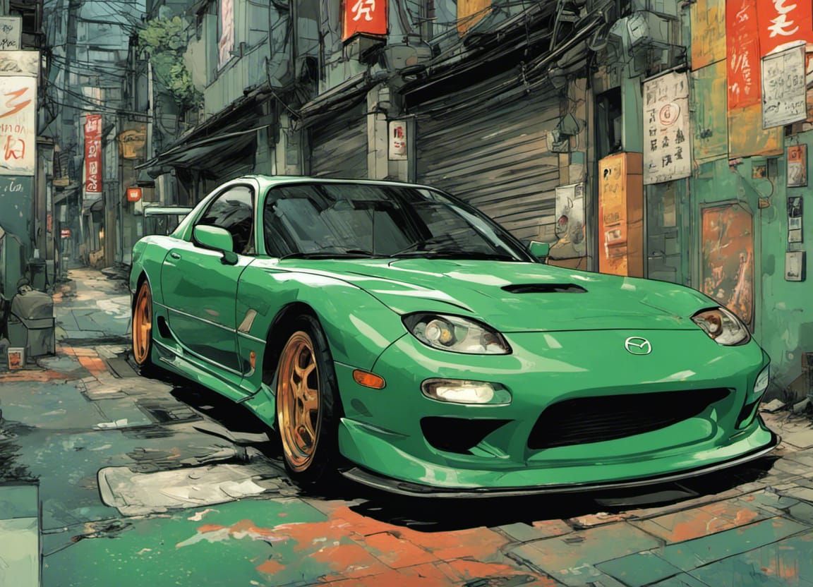 Steam Workshop::Mazda Rx7 FD - 4K wallpaper (clock)