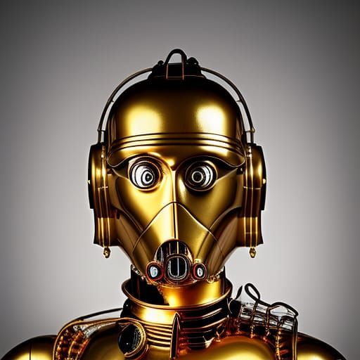 C-3PO - AI Generated Artwork - NightCafe Creator