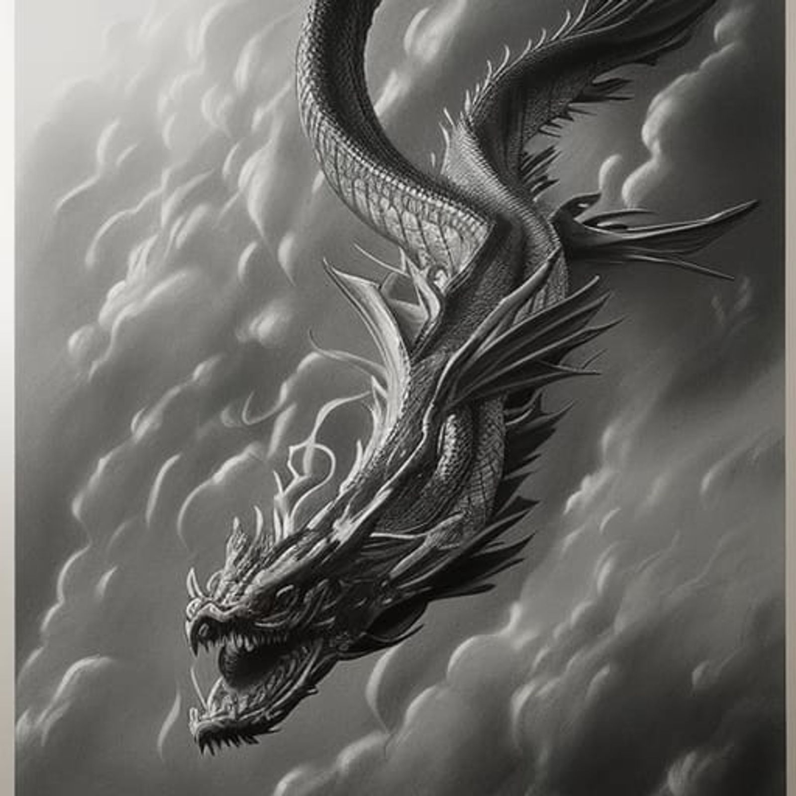 dragon snake drawing