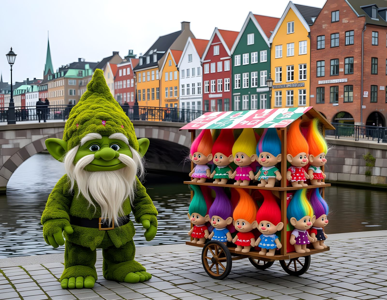 Troll Selling Troll Doll Souvenirs  by @Gary Murakami