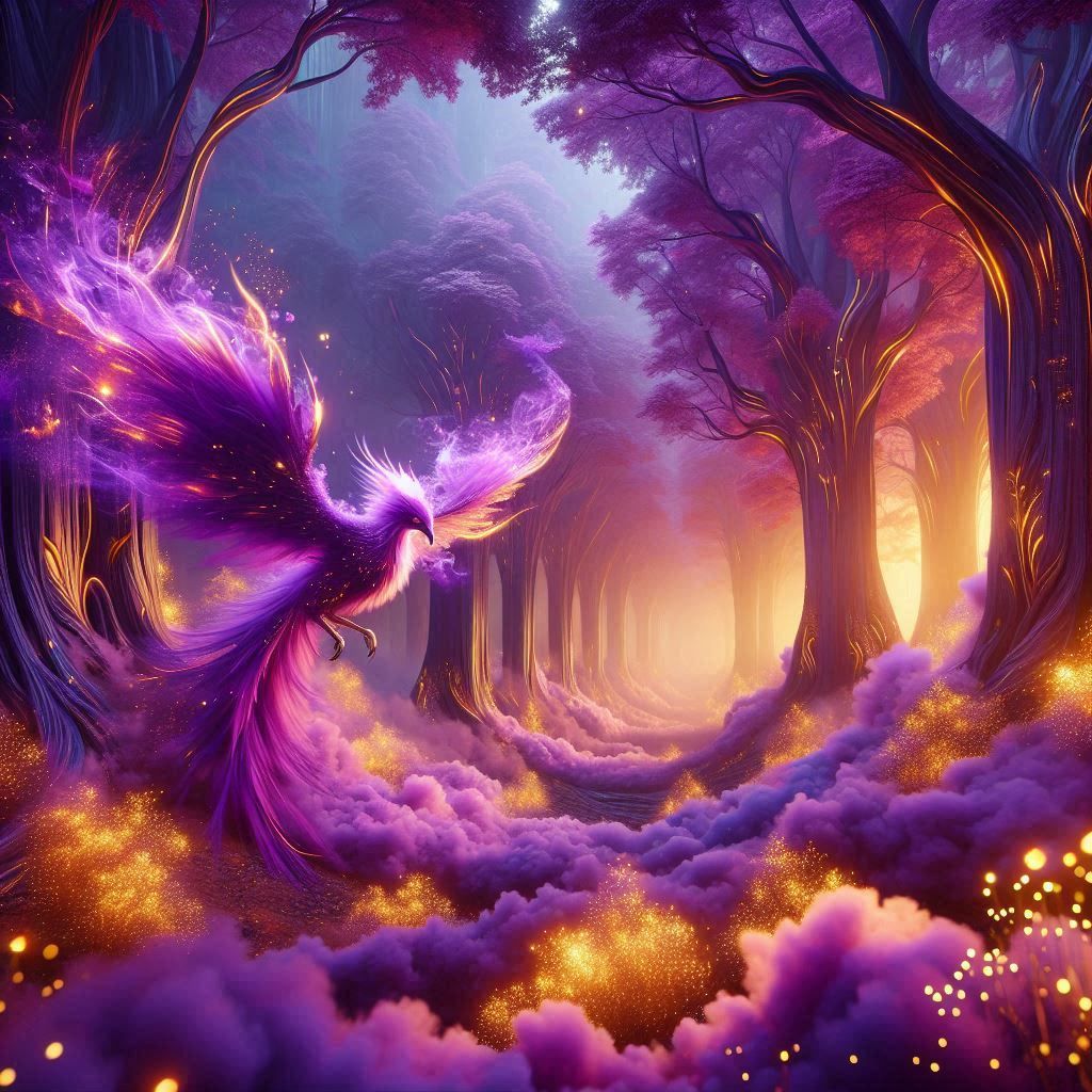 The purple phoenix
