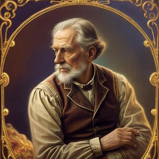portrait d'un vieil homme