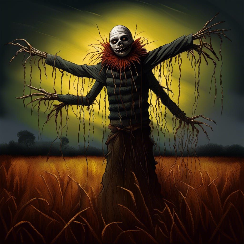 Scarecrow Monster - AI Generated Artwork - NightCafe Creator