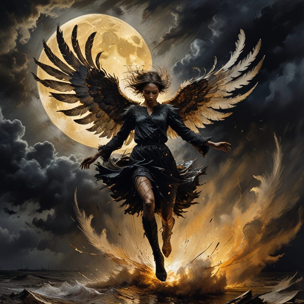 Lunar wings of descent