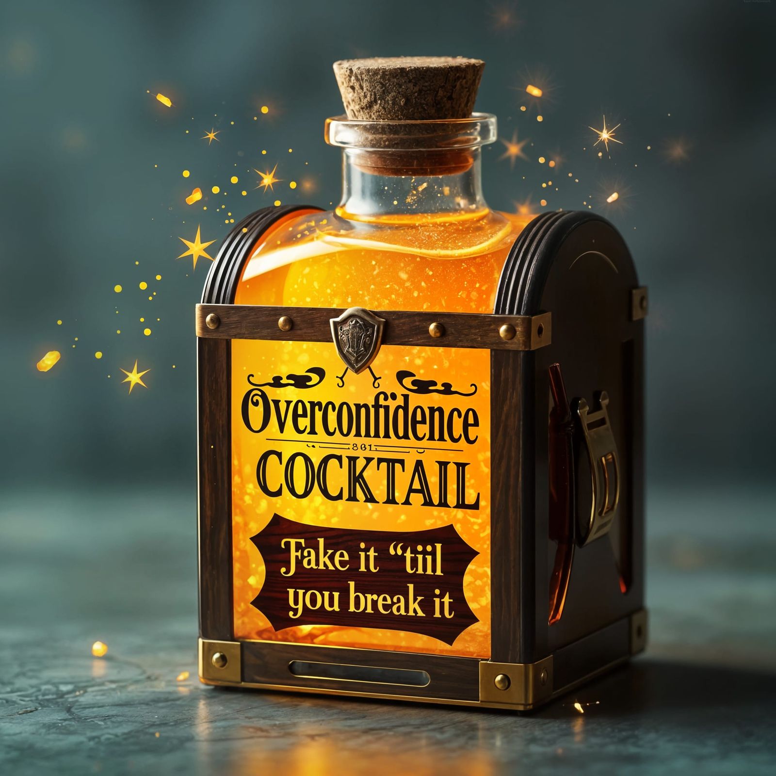 Overconfidence Cocktail  by @Maarten Smeets