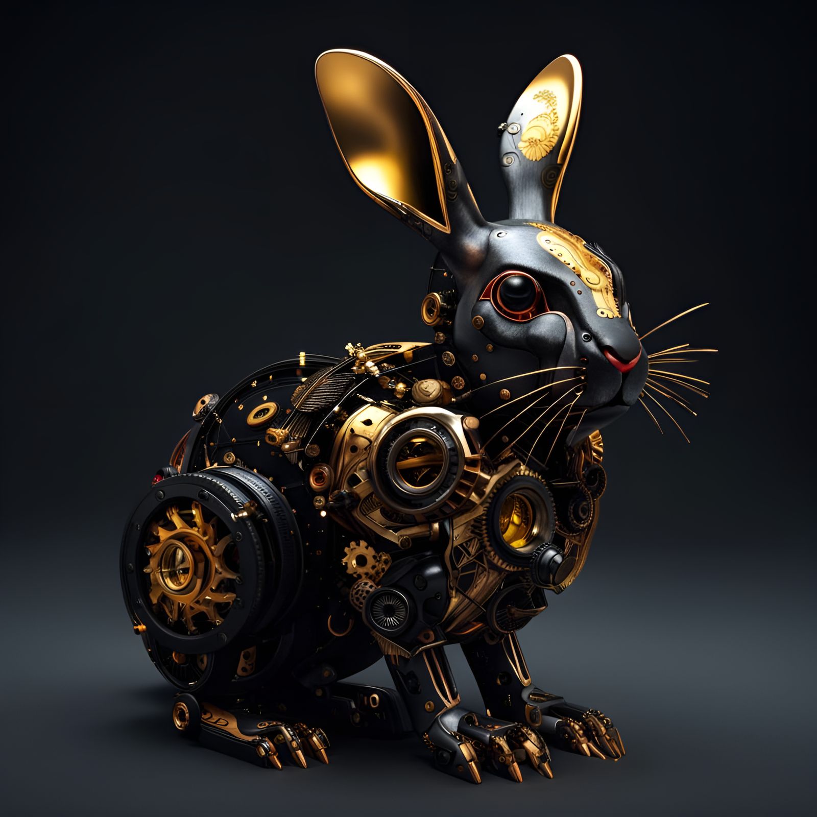 robotic rabbit  by @YOCRATES