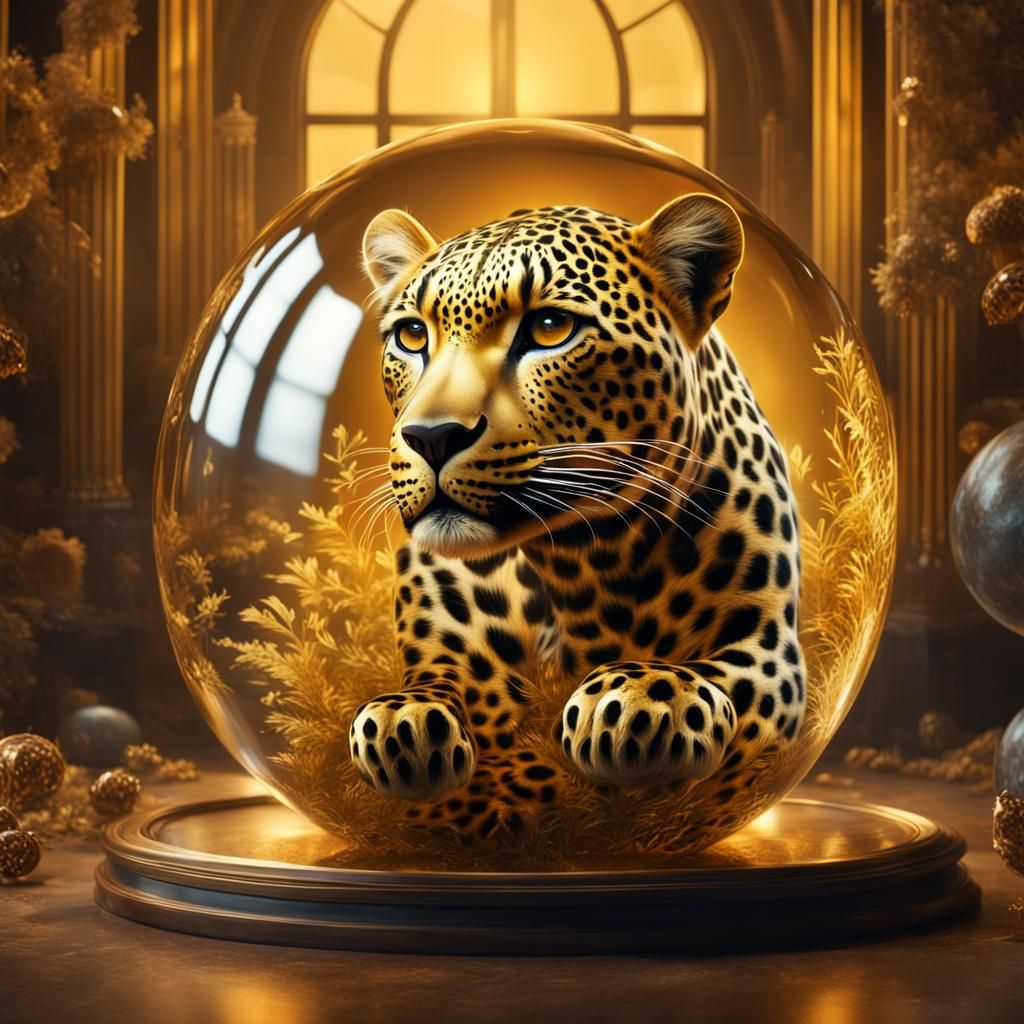 Golden leopard