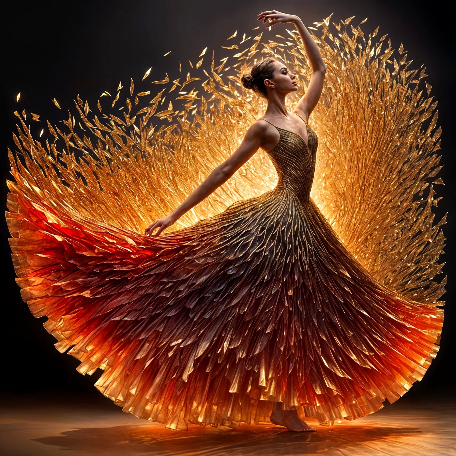 Glass gown  by @Shimmeringcosmos