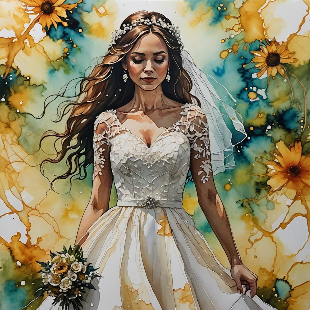 Sunflower Bride  by @V