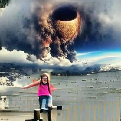 This girl brings the end of the world as we know it