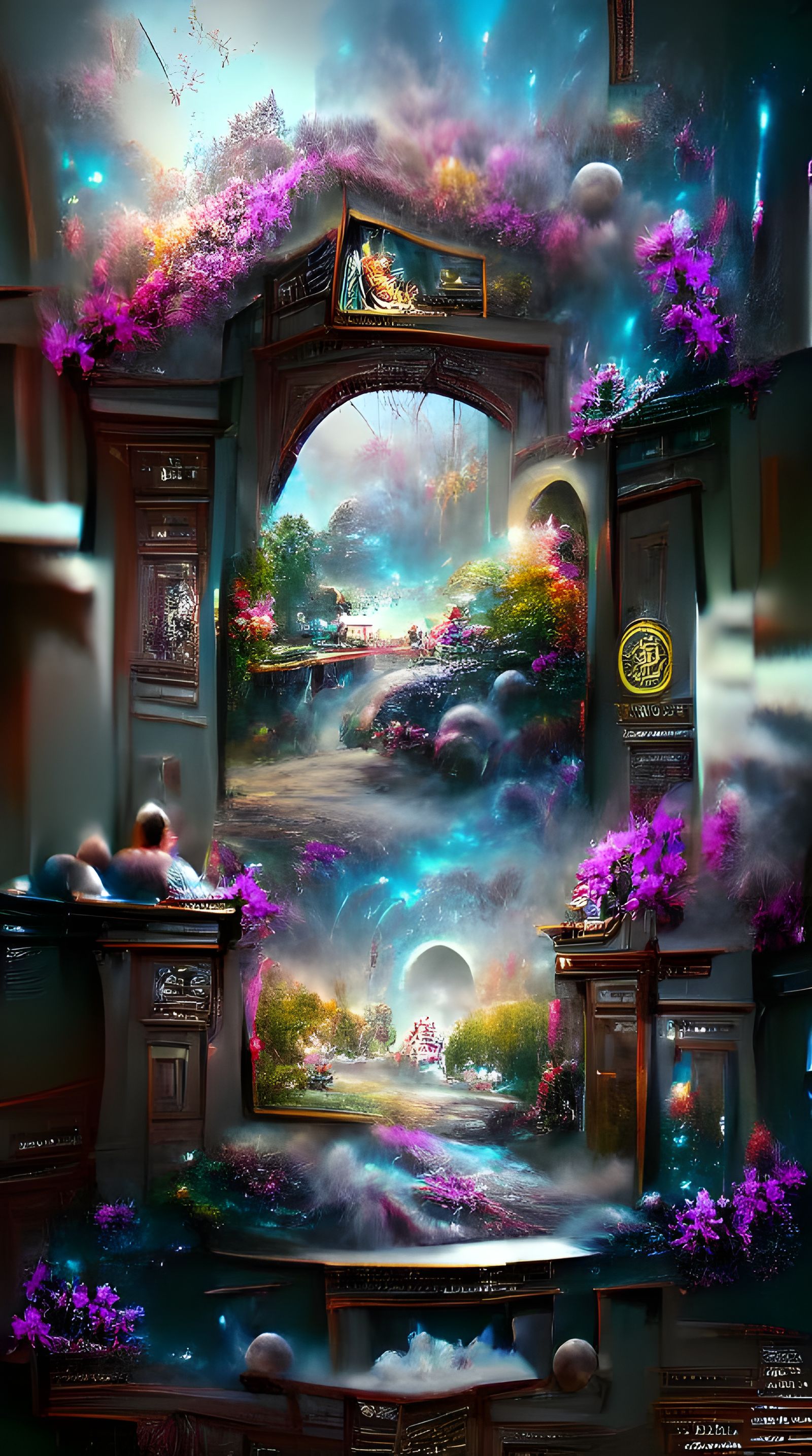 Dreamy Flower Gate to Higher Consciousness