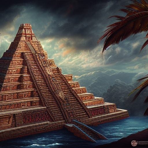 Ancient Temple - AI Generated Artwork - NightCafe Creator