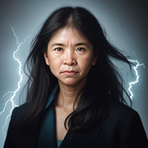 In the quiet of the night, she felt the electricity cracklin...