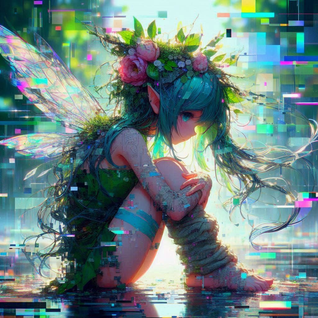 Glitched Shy Fairy