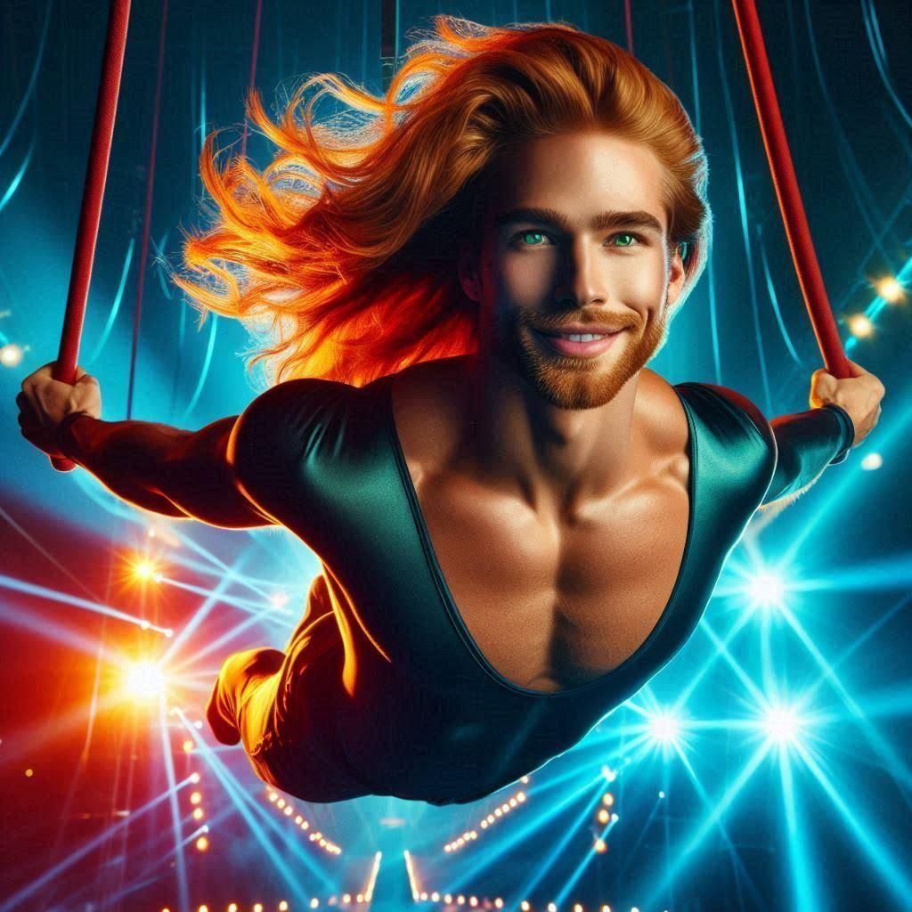 Handsome Ginger Acrobat