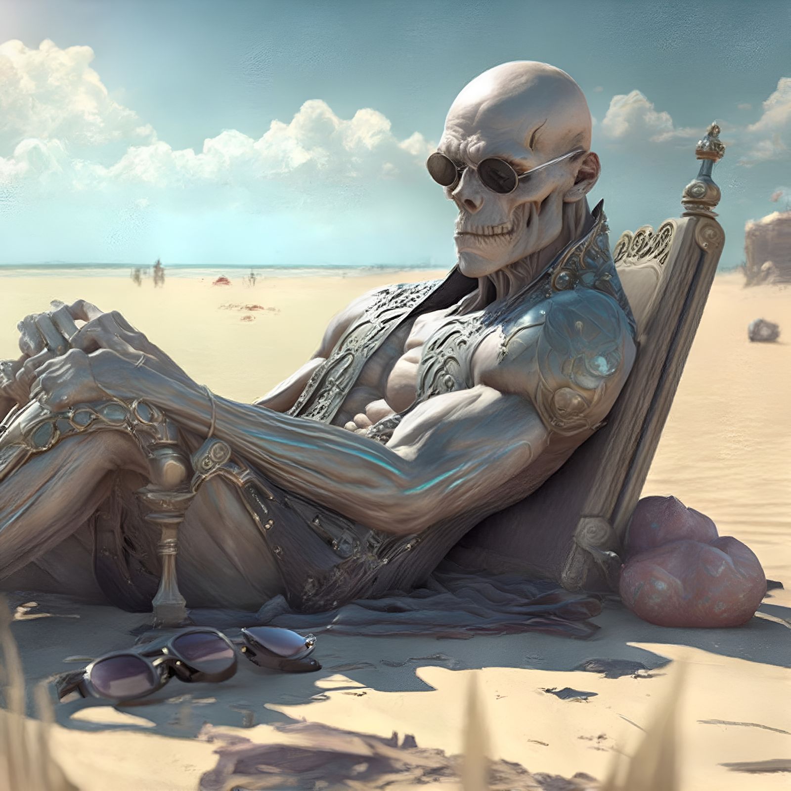 In a wise but unexpected move, Tom Riddle abandoned the Death Eaters to enjoy the rest of eternity on the beach