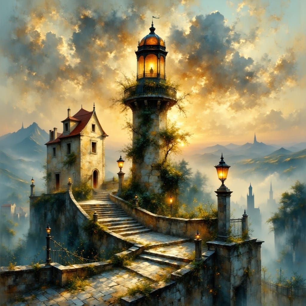 The old house of the cuckoo  by @Neromagenta