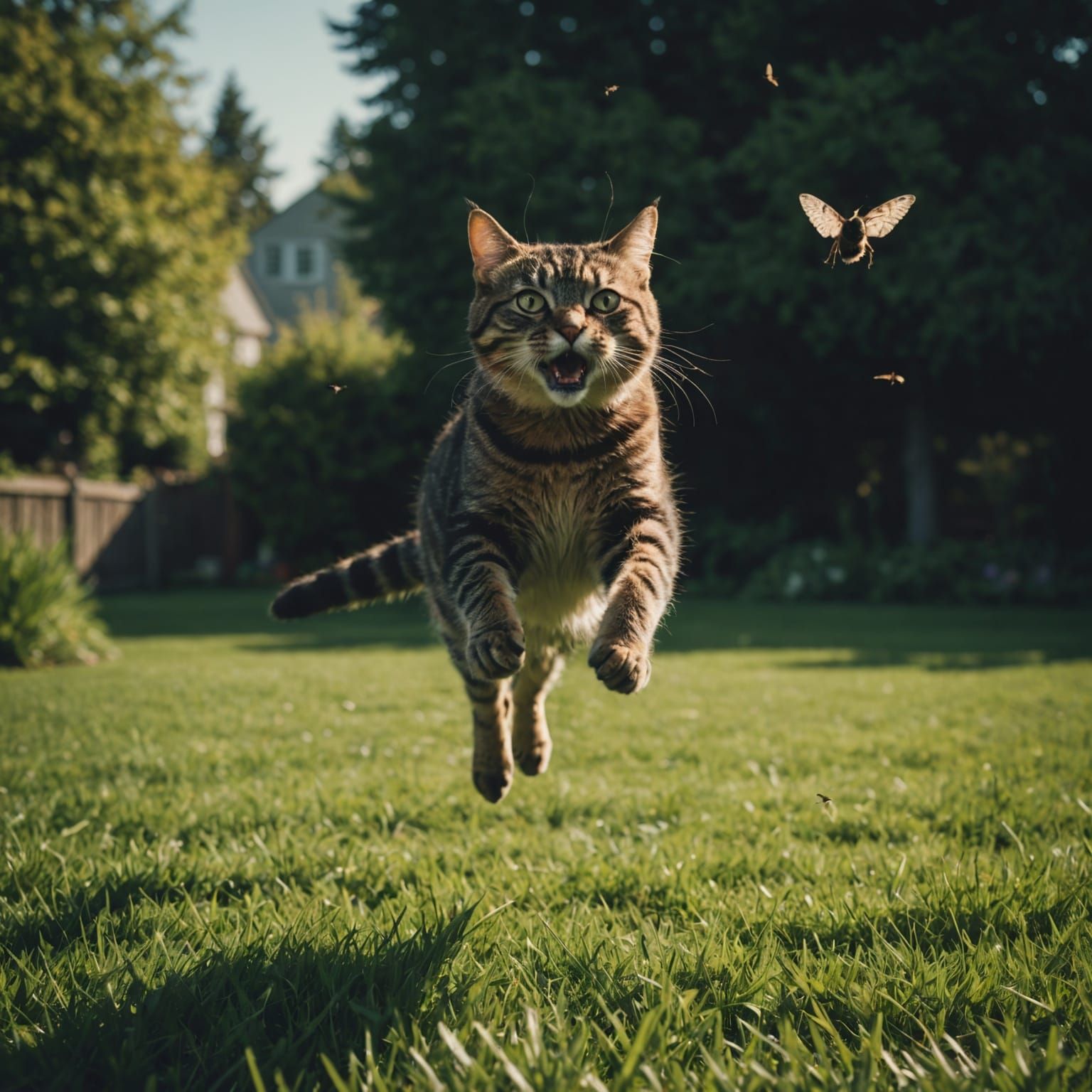 cat jump  by @Alis