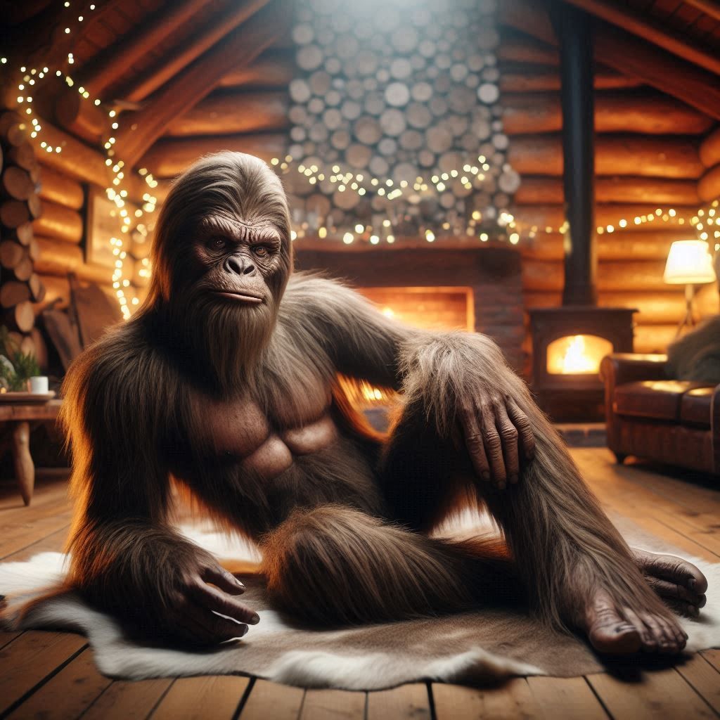Bigfoot By the Fire