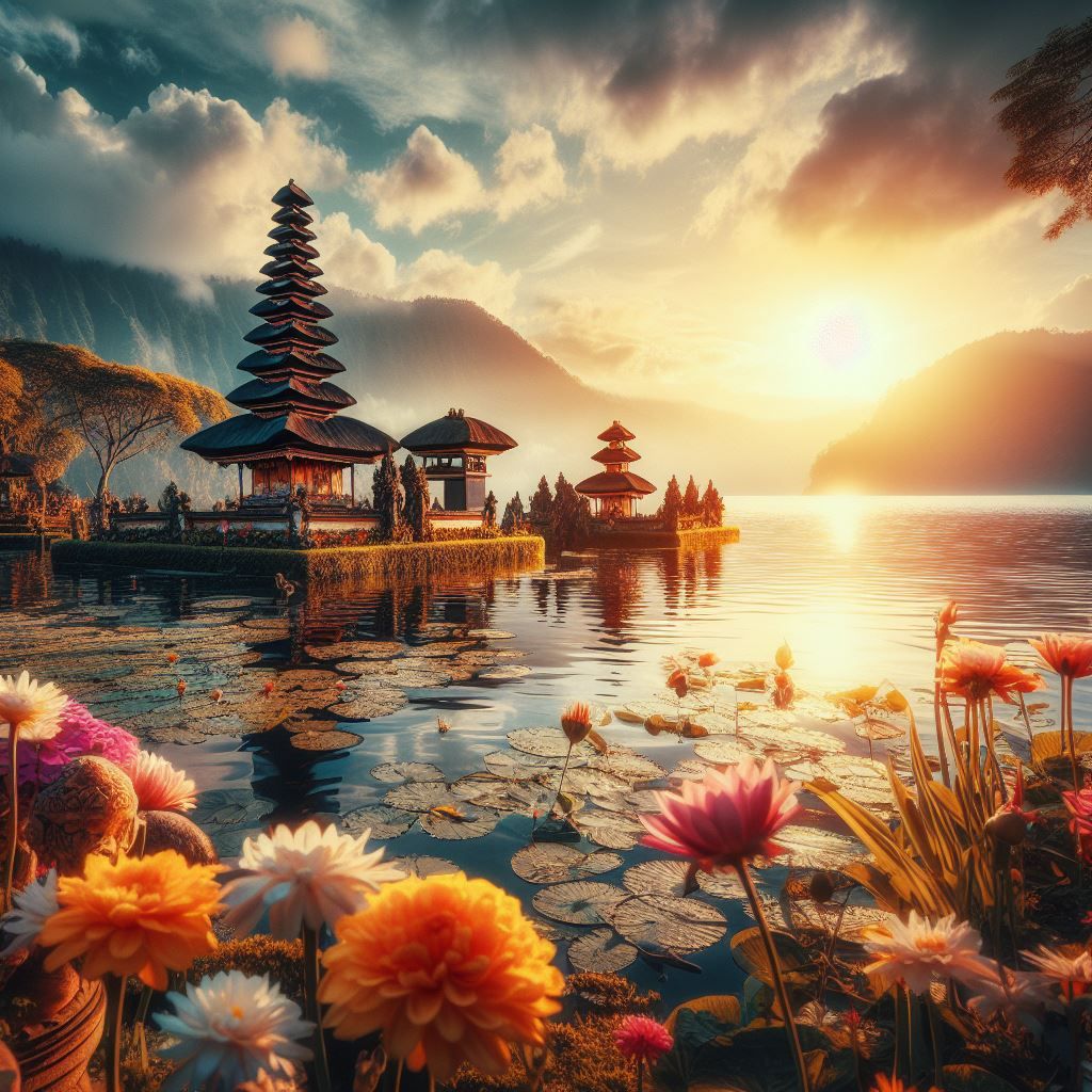 Pura Ulun Danau Bali Indonesia