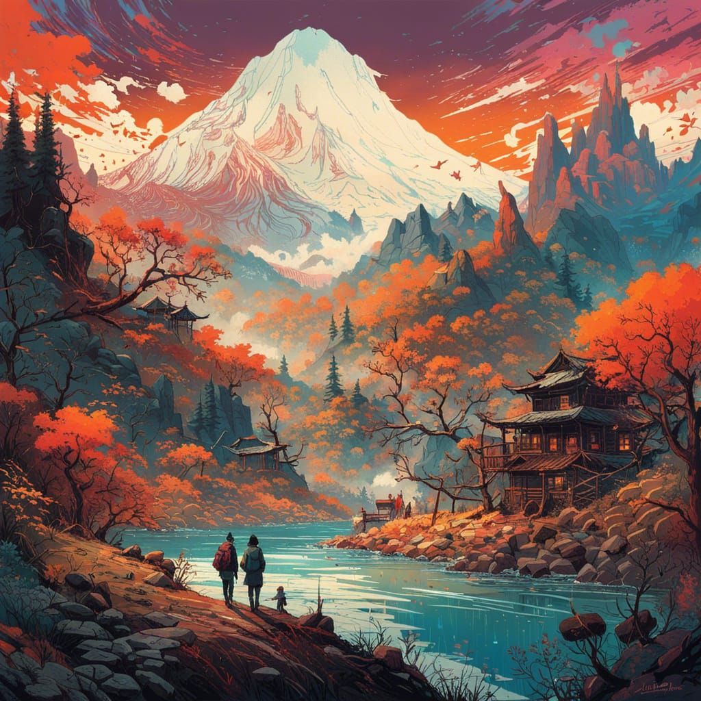 The Mountain's Call  by @The Stars of Six