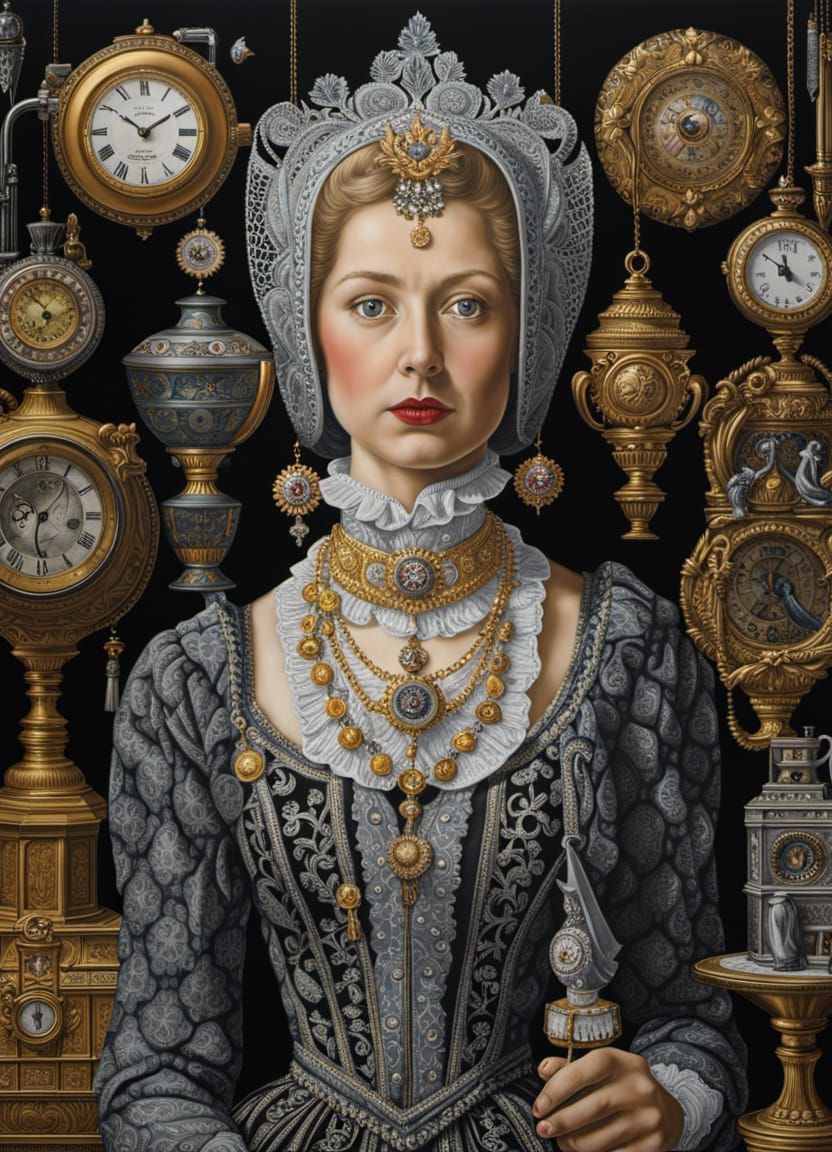 the clockmaker's wife AI Generated Artwork NightCafe Creator