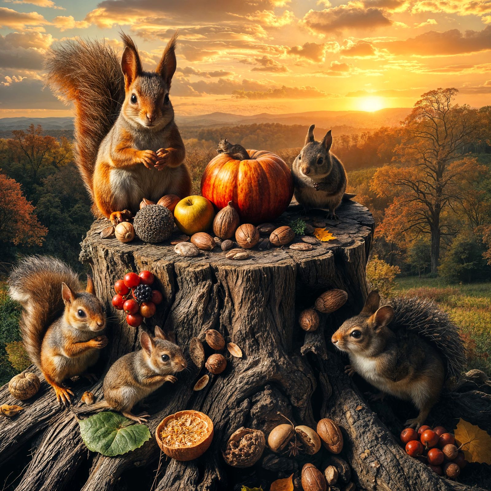 The Thanksgivers  by @Eiluff Yu