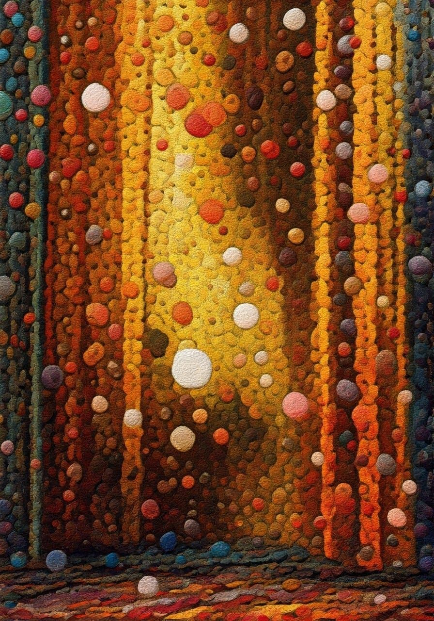 Polka Dots textured patterns  by @Ima