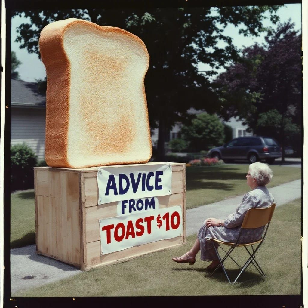 "So, butter side...always UP!"