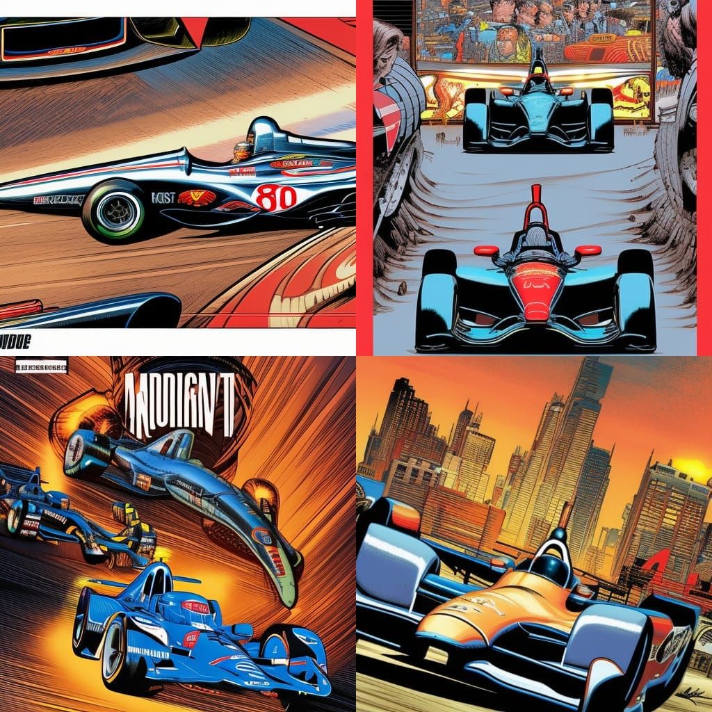 Indycar - AI Generated Artwork - NightCafe Creator