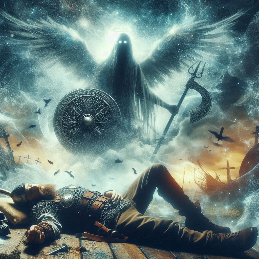 double exposure beautiful fantasy DALL-E 3 portrait landscap...