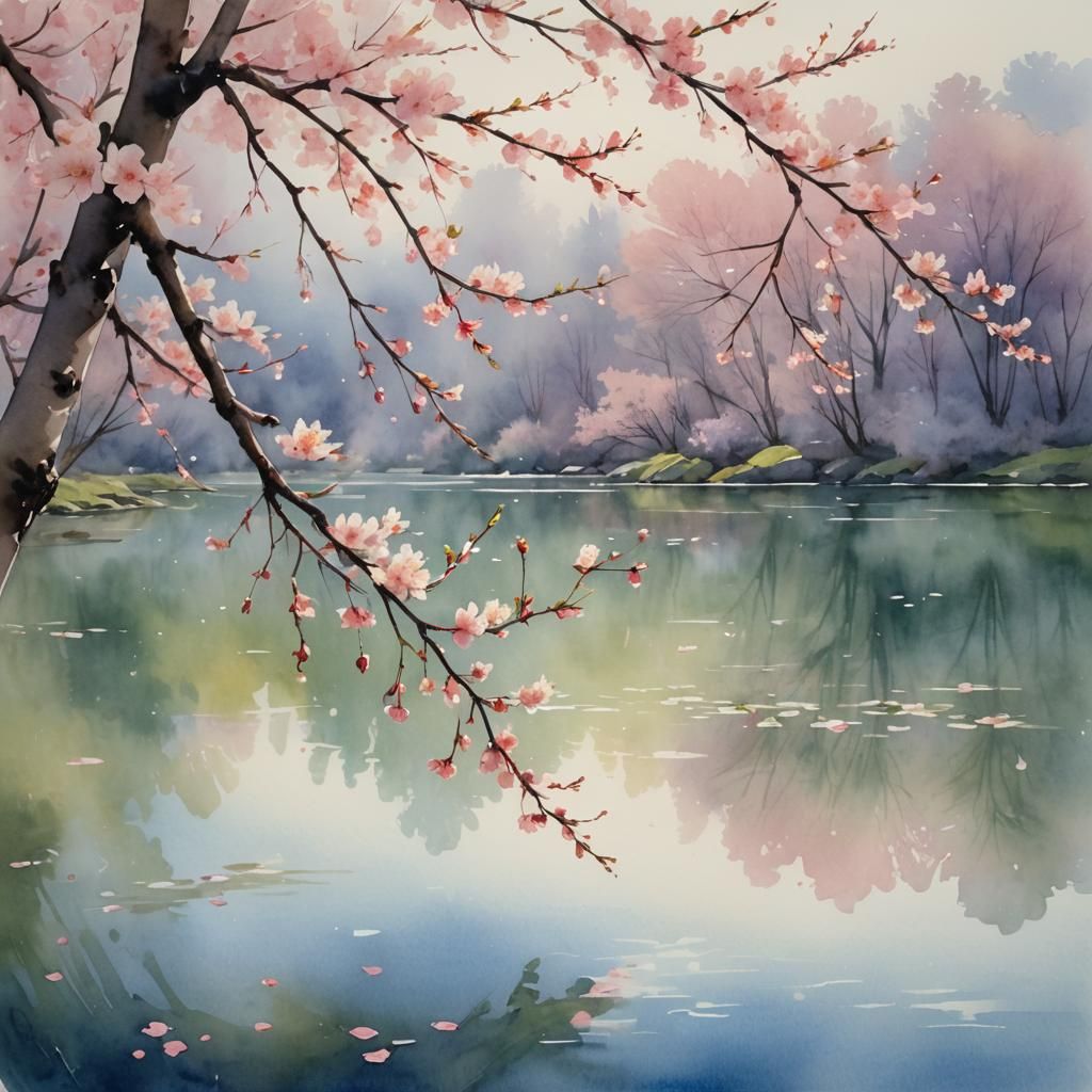 Cherry Blossoms  by @kk