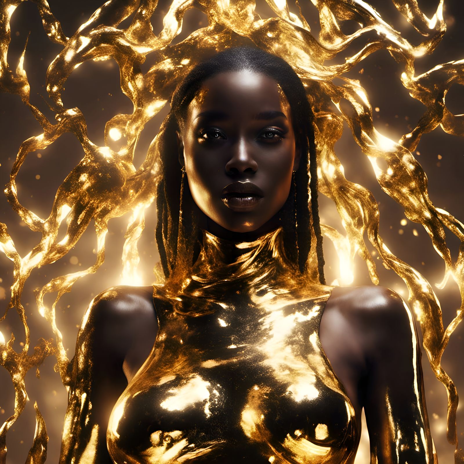 Queen Midas - AI Generated Artwork - NightCafe Creator