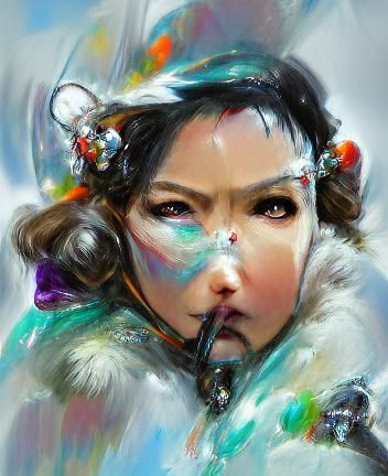 Paint Stroke Princess