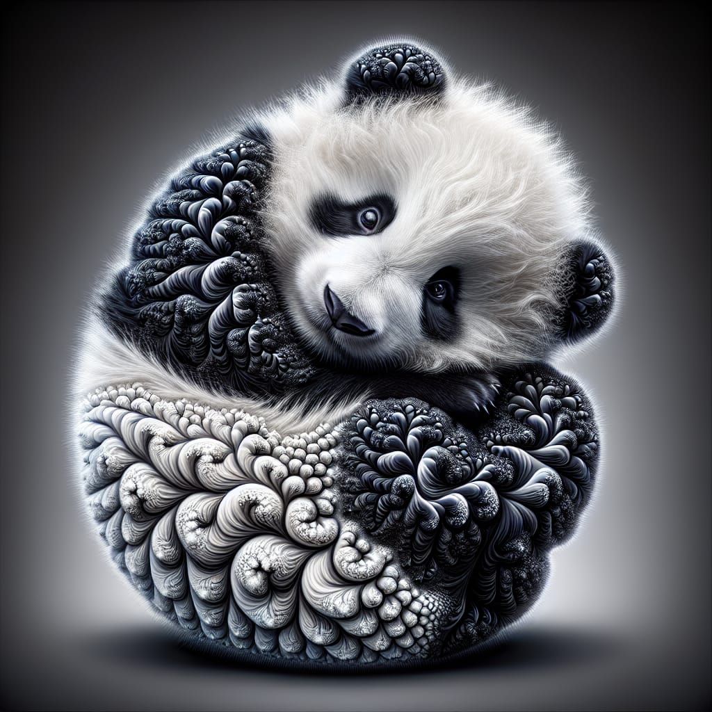 Fractal panda