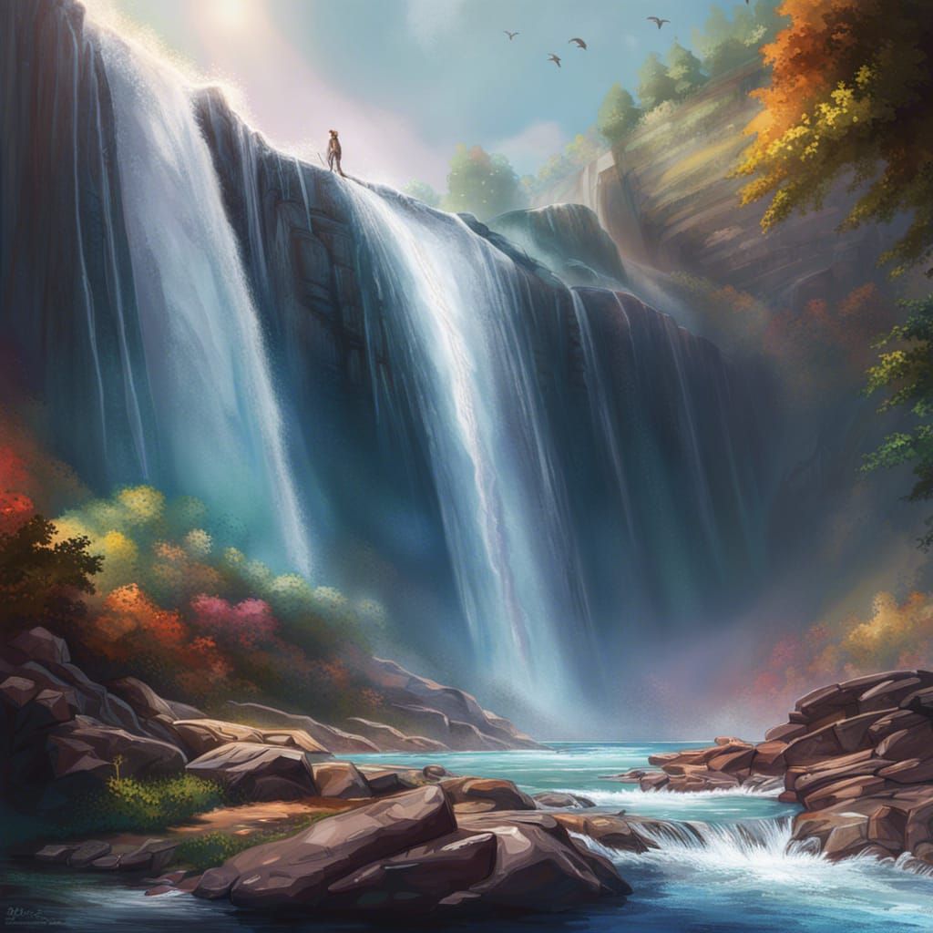 Huge waterfall