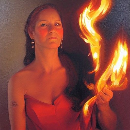 Portrait of a lady on fire