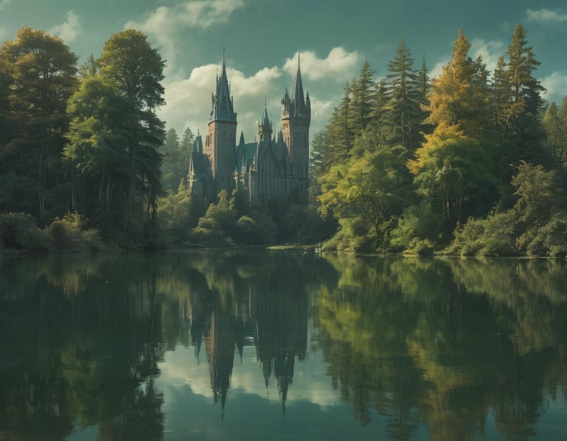 castle over the lake