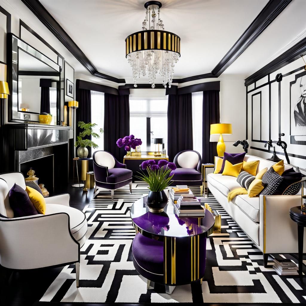 Artdeco accents AI Generated Artwork NightCafe Creator